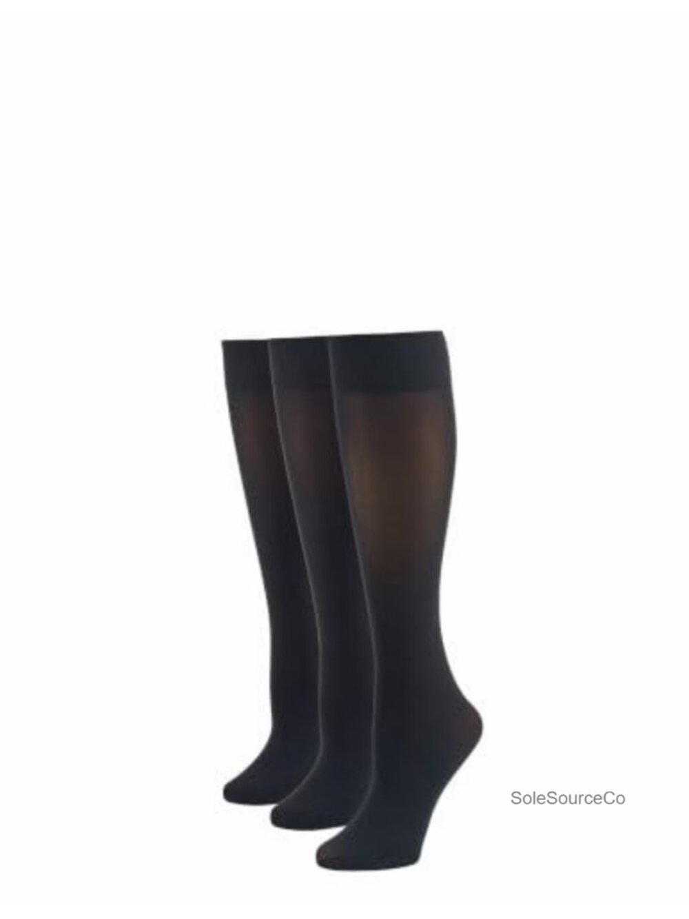 Women's Soft Opaque Knee High Socks Pack of 3